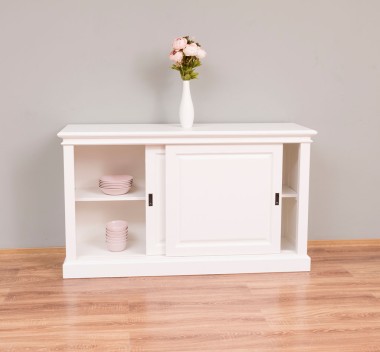 Buffet cu 2 usi glisante, cu dim. 156x46x90, din MDF de la Rustic Butique MPS011BAS - Culoare_P039A - VOPSIT ANTICHIZAT