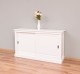 Buffet cu 2 usi glisante, cu dim. 156x46x90, din MDF de la Rustic Butique MPS011BAS - Culoare_P039A - VOPSIT ANTICHIZAT