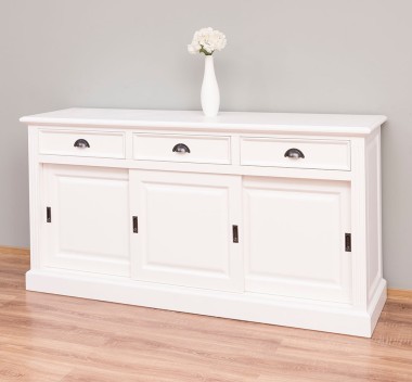 Buffet cu 3 usi glisante si 3 sertare BAS, cu dim. 176x49x88, din MDF de la Rustic Butique MPS014BAS - Culoare_P039A - VOPSIT ANTICHIZAT
