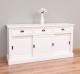 Buffet cu 3 usi glisante si 3 sertare BAS, cu dim. 176x49x88, din MDF de la Rustic Butique MPS014BAS - Culoare_P039A - VOPSIT ANTICHIZAT