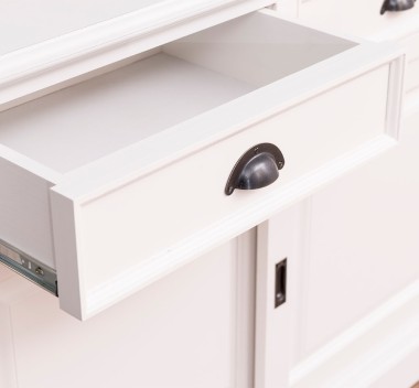 Buffet cu 3 usi glisante si 3 sertare BAS, cu dim. 176x49x88, din MDF de la Rustic Butique MPS014BAS - Culoare_P039A - VOPSIT ANTICHIZAT