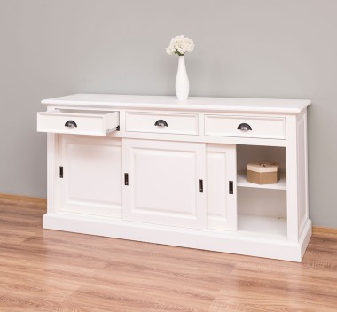 Buffet cu 3 usi glisante si 3 sertare BAS, cu dim. 176x49x88, din MDF de la Rustic Butique MPS014BAS - Culoare_P039A - VOPSIT ANTICHIZAT
