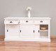 Buffet cu 3 usi glisante si 3 sertare BAS, cu dim. 176x49x88, din MDF de la Rustic Butique MPS014BAS - Culoare_P039A - VOPSIT ANTICHIZAT
