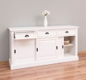 Buffet cu 3 usi glisante si 3 sertare BAS, cu dim. 176x49x88, din MDF de la Rustic Butique MPS014BAS - Culoare_P039A - VOPSIT ANTICHIZAT