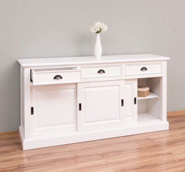 Buffet cu 3 usi glisante si 3 sertare BAS, cu dim. 176x49x88, din MDF de la Rustic Butique MPS014BAS - Culoare_P039A - VOPSIT ANTICHIZAT