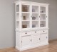 Bufet cu 6 usi glisante si 3 sertare, cu dim. 180x51x220, din MDF de la Rustic Butique MPS014BAS+SUP - Culoarea P039 - VOPSIT