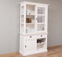 Bufet cu 4 usi glisante si 2 sertare cu dim. 128x51x220, din MDF de la Rustic Butique MPS016BAS+SUP - Culoarea P039 - VOPSIT