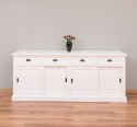 Buffet cu 4 usi glisante si 4 sertare, cu dim. 216x49x88, din MDF de la Rustic Butique MPS018BAS - Culoare_P039A - VOPSIT ANTICHIZAT