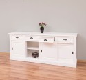 Buffet cu 4 usi glisante si 4 sertare, cu dim. 216x49x88, din MDF de la Rustic Butique MPS018BAS - Culoare_P039A - VOPSIT ANTICHIZAT