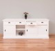 Buffet cu 4 usi glisante si 4 sertare, cu dim. 216x49x88, din MDF de la Rustic Butique MPS018BAS - Culoare_P039A - VOPSIT ANTICHIZAT