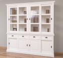 Bufet cu 8 usi glisante si 4 sertare, cu dim. 220x51x220, din MDF de la Rustic Butique MPS018BAS+SUP - Culoarea P039 - VOPSIT