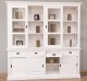 Bufet cu 8 usi glisante si 4 sertare, cu dim. 220x51x220, din MDF de la Rustic Butique MPS018BAS+SUP - Culoarea P039 - VOPSIT