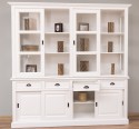 Bufet cu 8 usi glisante si 4 sertare, cu dim. 220x51x220, din MDF de la Rustic Butique MPS018BAS+SUP - Culoarea P039 - VOPSIT