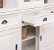 Bufet cu 8 usi glisante si 4 sertare, cu dim. 220x51x220, din MDF de la Rustic Butique MPS018BAS+SUP - Culoarea P039 - VOPSIT