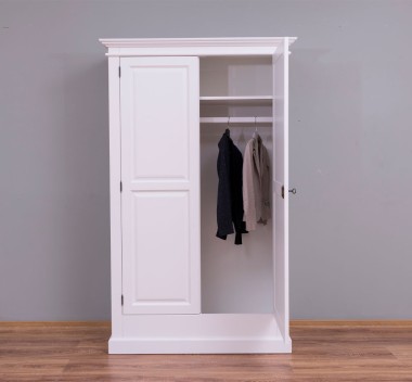 Buffet cu 2 usi, cu dim. 125x51x200, din MDF de la Rustic Butique MPS048 - Culoare_P039A - VOPSIT ANTICHIZAT