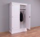 Buffet cu 2 usi, cu dim. 125x51x200, din MDF de la Rustic Butique MPS048 - Culoare_P039A - VOPSIT ANTICHIZAT