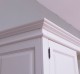 Buffet cu 2 usi, cu dim. 125x51x200, din MDF de la Rustic Butique MPS048 - Culoare_P039A - VOPSIT ANTICHIZAT