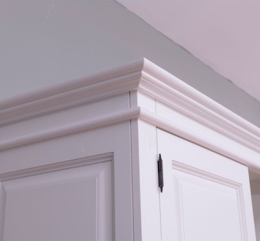 Buffet cu 2 usi, cu dim. 125x51x200, din MDF de la Rustic Butique MPS048 - Culoare_P039A - VOPSIT ANTICHIZAT