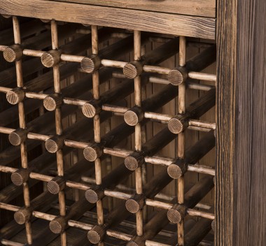 Mobila bar cu suport sticle de la Rustic Butique PS262 - Culoare_P064 - PERIAT ADANC