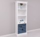 Mobila bar cu suport sticle de la Rustic Butique PS262 - Culoare_P030++P004A - 2 STRATURI DE CULORI ANTICHIZAT
