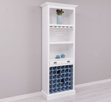 Mobila bar cu suport sticle de la Rustic Butique PS262 - Culoare_P030++P004A - 2 STRATURI DE CULORI ANTICHIZAT