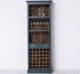 Mobila bar cu suport sticle de la Rustic Butique PS262 - Culoare Ext._P087 / Culoare Int._P064 - DUBLU COLOR