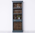 Mobila bar cu suport sticle de la Rustic Butique PS262 - Culoare Ext._P087 / Culoare Int._P064 - DUBLU COLOR