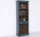 Mobila bar cu suport sticle de la Rustic Butique PS262 - Culoare Ext._P087 / Culoare Int._P064 - DUBLU COLOR