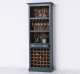 Mobila bar cu suport sticle de la Rustic Butique PS262 - Culoare Ext._P087 / Culoare Int._P064 - DUBLU COLOR