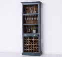 Mobila bar cu suport sticle de la Rustic Butique PS262 - Culoare Ext._P087 / Culoare Int._P064 - DUBLU COLOR