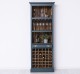 Mobila bar cu suport sticle de la Rustic Butique PS262 - Culoare Ext._P087 / Culoare Int._P064 - DUBLU COLOR