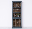 Mobila bar cu suport sticle de la Rustic Butique PS262 - Culoare Ext._P087 / Culoare Int._P064 - DUBLU COLOR
