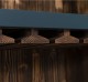 Mobila bar cu suport sticle de la Rustic Butique PS262 - Culoare Ext._P087 / Culoare Int._P064 - DUBLU COLOR