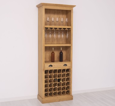 Mobila bar cu suport sticle de la Rustic Butique PS262 - Culoare_P002 - CERUIT