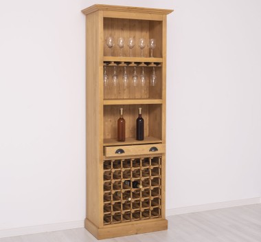 Mobila bar cu suport sticle de la Rustic Butique PS262 - Culoare_P002 - CERUIT