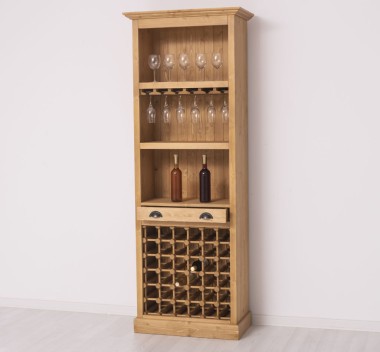 Mobila bar cu suport sticle de la Rustic Butique PS262 - Culoare_P002 - CERUIT