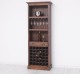 Mobila bar cu suport sticle de la Rustic Butique PS262 - Culoare_P081 - LACUIT & VOPSIT