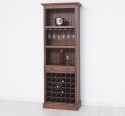 Mobila bar cu suport sticle de la Rustic Butique PS262 - Culoare_P081 - LACUIT & VOPSIT