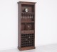 Mobila bar cu suport sticle de la Rustic Butique PS262 - Culoare_P081 - LACUIT & VOPSIT