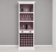 Mobila bar cu suport sticle de la Rustic Butique PS262 - Culoare Ext._P004 / Culoare Int._P041 - DUBLU COLOR
