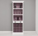Mobila bar cu suport sticle de la Rustic Butique PS262 - Culoare Ext._P004 / Culoare Int._P041 - DUBLU COLOR