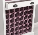 Mobila bar cu suport sticle de la Rustic Butique PS262 - Culoare Ext._P004 / Culoare Int._P041 - DUBLU COLOR