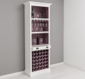 Mobila bar cu suport sticle de la Rustic Butique PS262 - Culoare Ext._P004 / Culoare Int._P041 - DUBLU COLOR