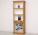 Mobila bar cu suport sticle de la Rustic Butique PS262 - Culoare Ext._P002 / Culoare Int._P004 - DUBLU COLOR