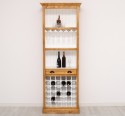 Mobila bar cu suport sticle de la Rustic Butique PS262 - Culoare Ext._P002 / Culoare Int._P004 - DUBLU COLOR