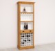 Mobila bar cu suport sticle de la Rustic Butique PS262 - Culoare Ext._P002 / Culoare Int._P004 - DUBLU COLOR