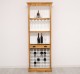 Mobila bar cu suport sticle de la Rustic Butique PS262 - Culoare Ext._P002 / Culoare Int._P004 - DUBLU COLOR