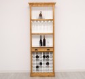 Mobila bar cu suport sticle de la Rustic Butique PS262 - Culoare Ext._P002 / Culoare Int._P004 - DUBLU COLOR
