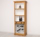 Mobila bar cu suport sticle de la Rustic Butique PS262 - Culoare Ext._P002 / Culoare Int._P004 - DUBLU COLOR