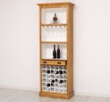 Mobila bar cu suport sticle de la Rustic Butique PS262 - Culoare Ext._P002 / Culoare Int._P004 - DUBLU COLOR